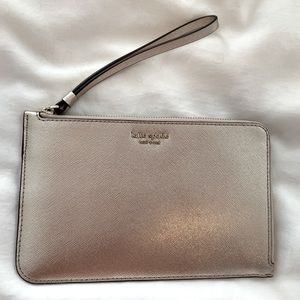 Brand new Kate Spade Staci Metallic Wristlet